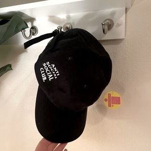 Anti Social Social Club Black Hat new with tags